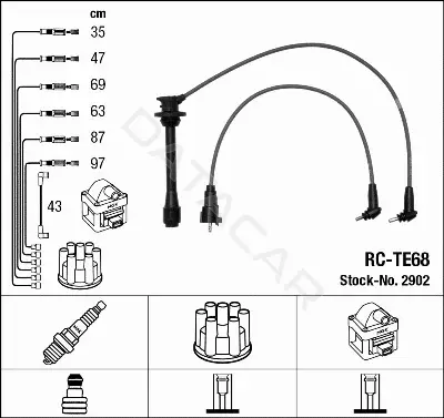 Высоковольтные провода NGK 2902
