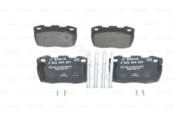 Тормозные колодки BOSCH 0986494291