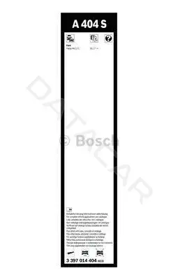 Щетки стеклоочистителя BOSCH 3397014404