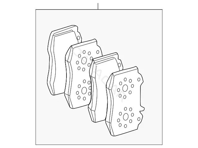 Тормозные колодки MERCEDES 6014207620