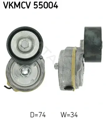 Ролик ремня генератора SKF VKMCV55004