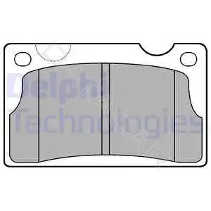 Тормозные колодки DELPHI LP39