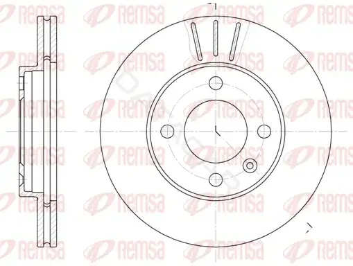 Тормозные диски REMSA 6084.10