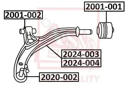 Шаровая опора ASVA 2020-002