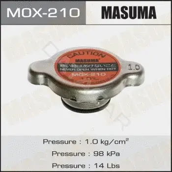 Крышка радиатора / расширительного бачка MASUMA MOX-210