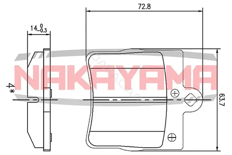 Тормозные колодки NAKAYAMA HP8395NY