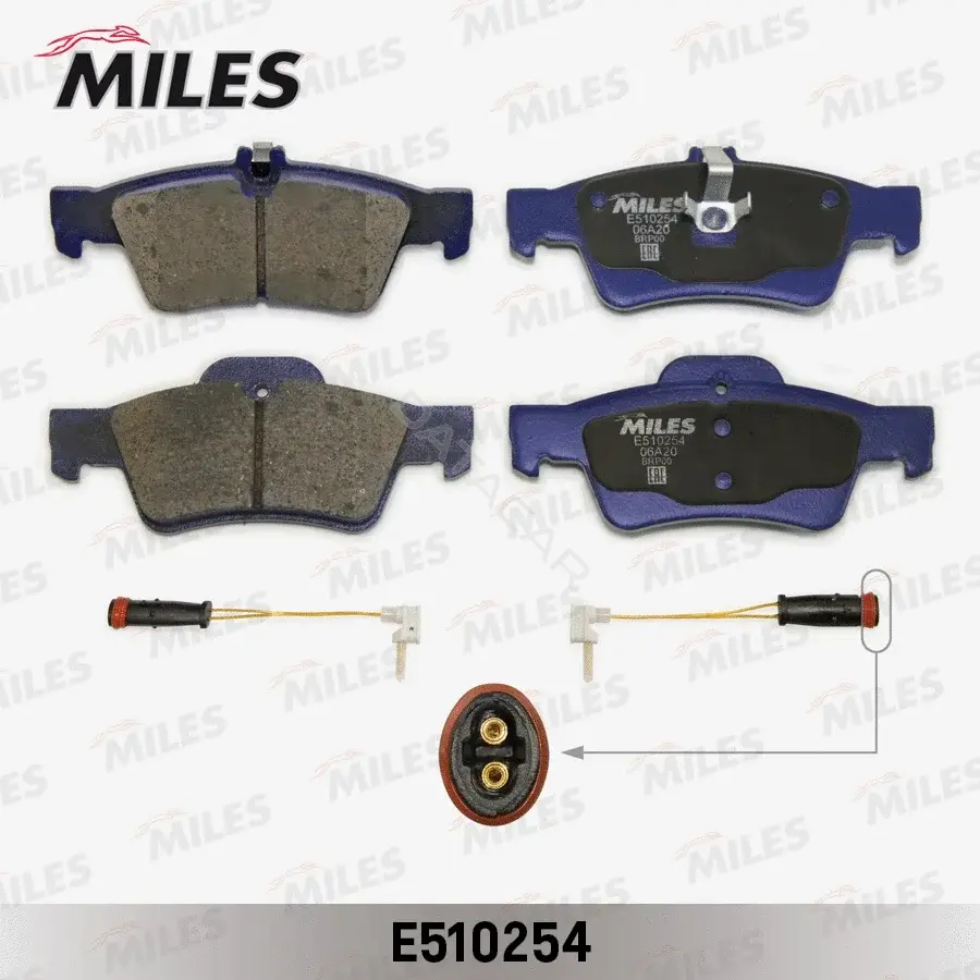 Тормозные колодки MILES E510254