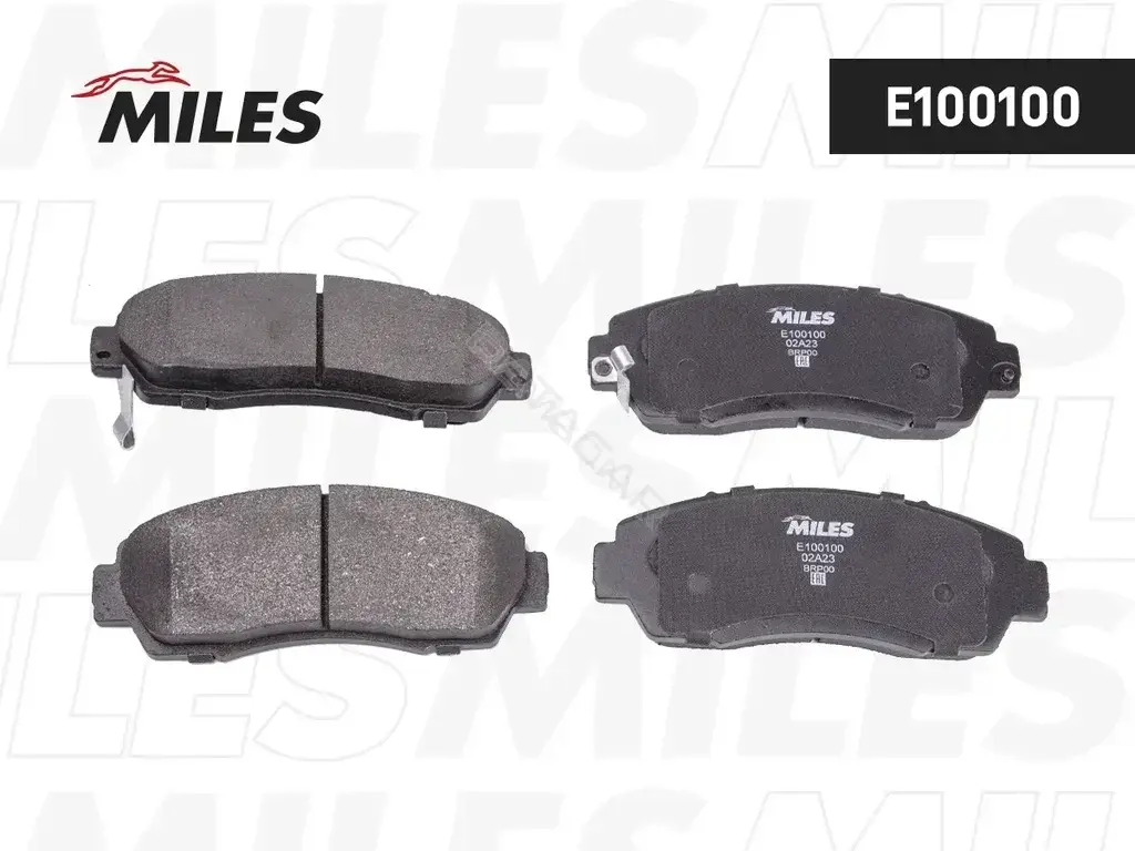 Тормозные колодки MILES E100100