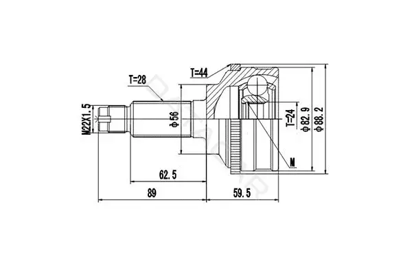 Шрус DYNAMATRIX DCV834090