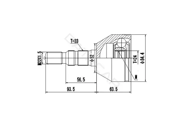 Шрус DYNAMATRIX DCV844028