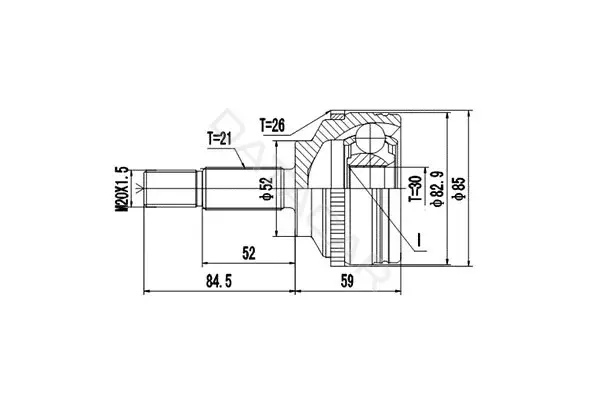 Шрус DYNAMATRIX DCV850004