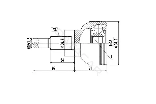 Шрус DYNAMATRIX DCV850113