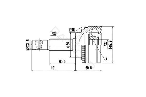Шрус DYNAMATRIX DCV859022