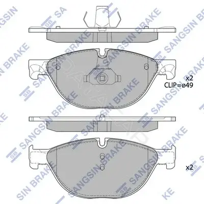 Тормозные колодки Hi-Q SP2212