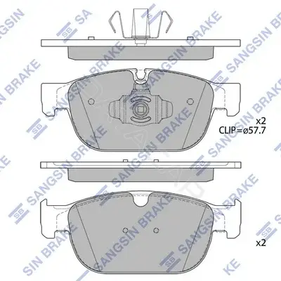 Тормозные колодки Hi-Q SP4024(SD)