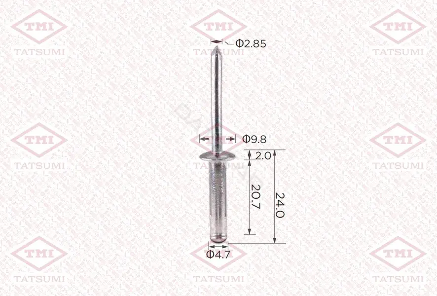 Клипсы, фиксаторы, зажимы TATSUMI TJB1514