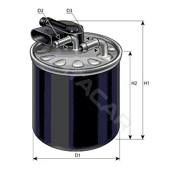 Топливный фильтр PURFLUX FCS926