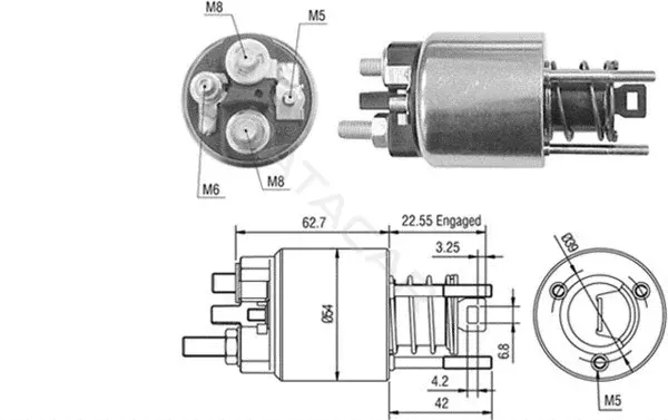 Реле втягивающее MAGNETI MARELLI 940113050423
