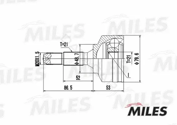 Шрус MILES GA20368