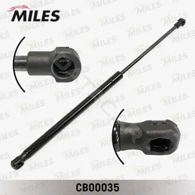 Амортизатор крышки багажника, капота, заднего стекла MILES CB00035