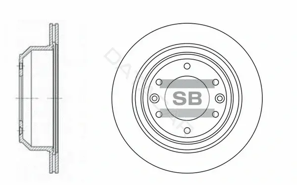 Тормозные диски Hi-Q SD1032