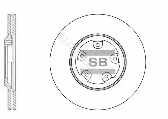 Тормозные диски Hi-Q SD1034