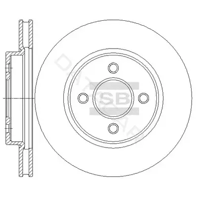 Тормозные диски Hi-Q SD4253
