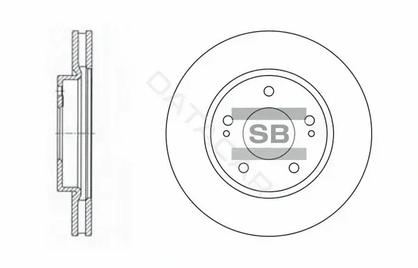Тормозные диски Hi-Q SD4308