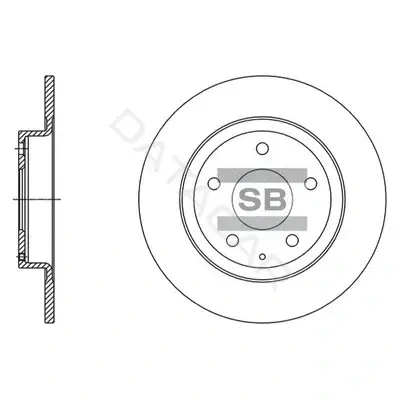 Тормозные диски Hi-Q SD4423
