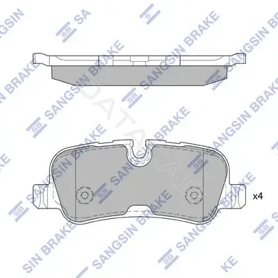 Тормозные колодки Hi-Q SP2234