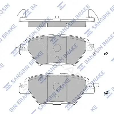 Тормозные колодки Hi-Q SP4120
