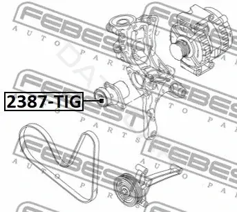 Натяжной ролик ГРМ FEBEST 2387-TIG