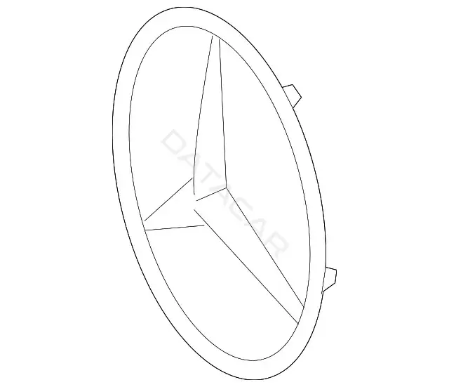 Значки, нашивки, наклейки MERCEDES 0008172116