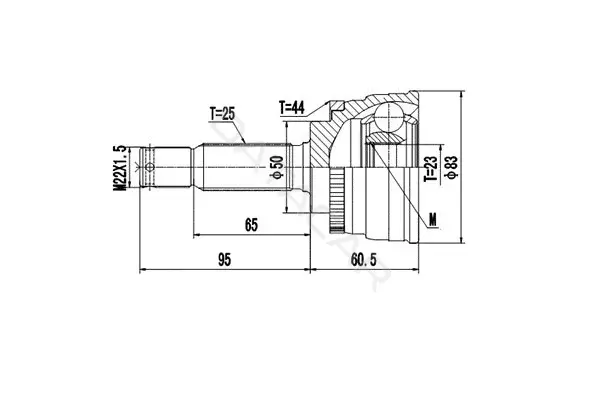 Шрус DYNAMATRIX DCV824061