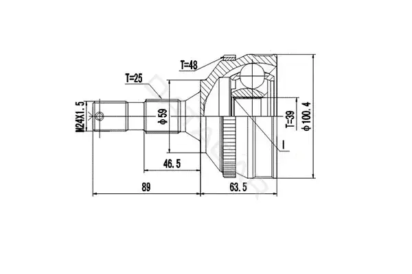 Шрус DYNAMATRIX DCV845052