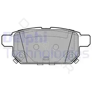 Тормозные колодки DELPHI LP2687