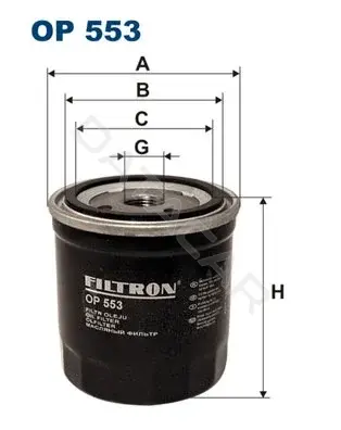 Масляный фильтр FILTRON OP553