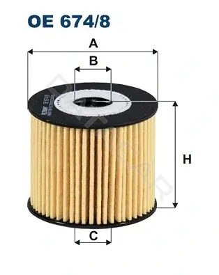 Масляный фильтр FILTRON OE674/8