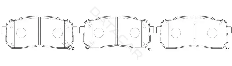 Тормозные колодки SB NAGAMOCHI BP10457