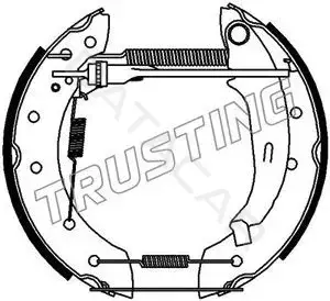 Барабанные колодки TRUSTING 6235