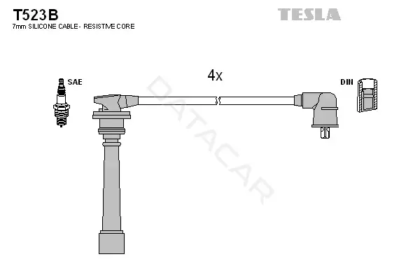 Высоковольтные провода TESLA T523B