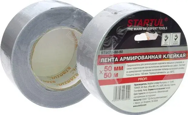 Изолента, клейкая лента, скотч STARTUL ST9039-50-25