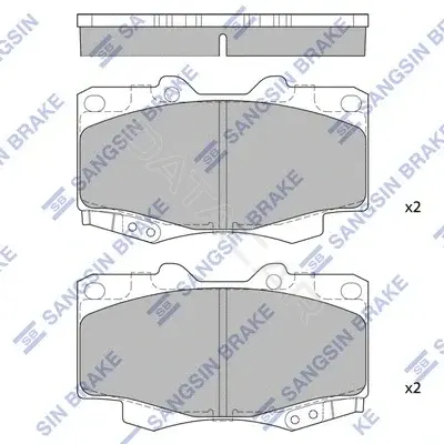 Тормозные колодки Hi-Q SP1375