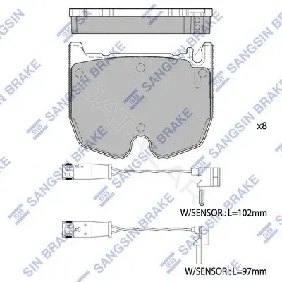 Тормозные колодки Hi-Q SP1798