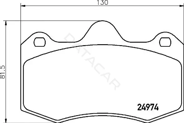 Тормозные колодки BREMBO P85134