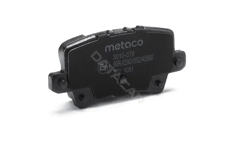 Тормозные колодки METACO 3010-078