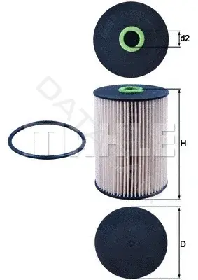 Топливный фильтр KNECHT/MAHLE KX228D