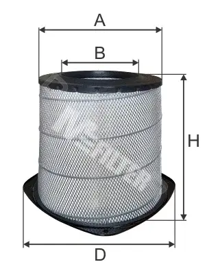 Воздушный фильтр MFILTER A511