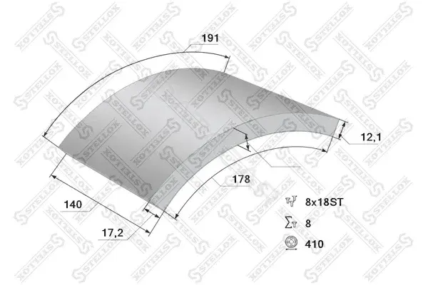 Тормозные накладки STELLOX 85-00914-SX