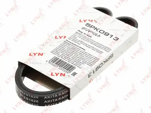Ремень ручейковый LYNXAUTO 5PK0913